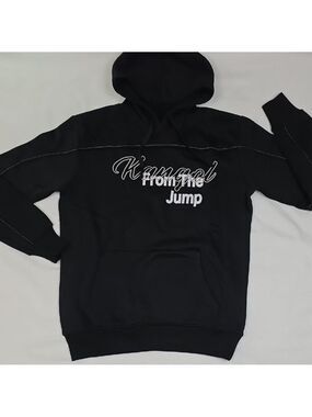 Kangol Black Hoodie with Graphic Texth kangol M NEW